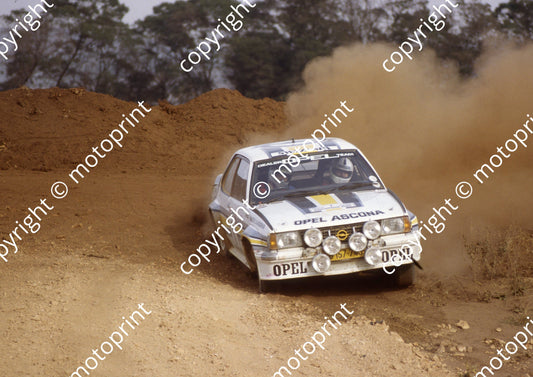 1983 Castrol Intnl 1 Jimmy McRae, Ian Grindrod Opel Ascona 4thl (Courtesy Roger Swan)(4)