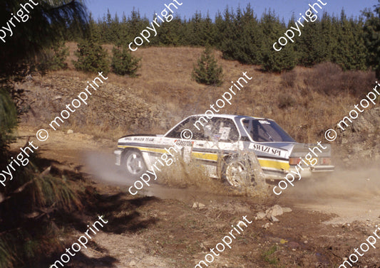 1983 Castrol Intnl 1 Jimmy McRae, Ian Grindrod Opel Ascona 4thl (Courtesy Roger Swan)(6)