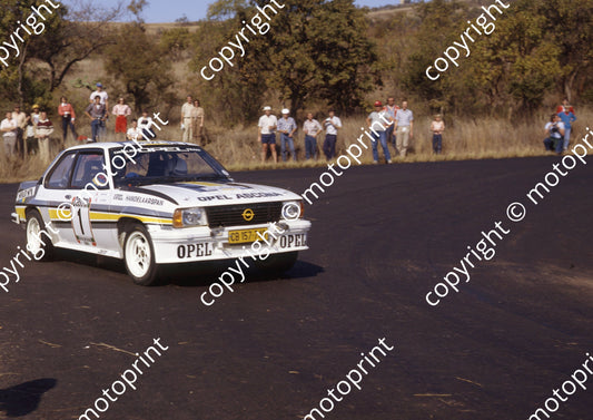 1983 Castrol Intnl 1 Jimmy McRae, Ian Grindrod Opel Ascona 4thl (Courtesy Roger Swan)(8)