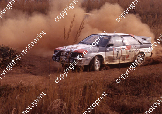 1983 Castrol Intnl 7 Geoff Mortimer Spotti Woodhead Audi Quattro 3rd (courtesy Roger Swan) (1)
