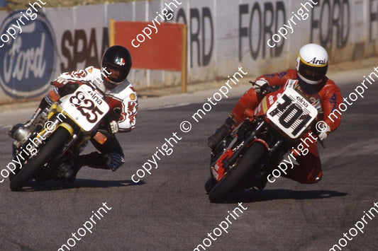 1983 Elna Kya Apr 825 Dave Hiscock Suzuki Katana 701 Dave Petersen Honda VF750  (courtesy Roger Swan)
