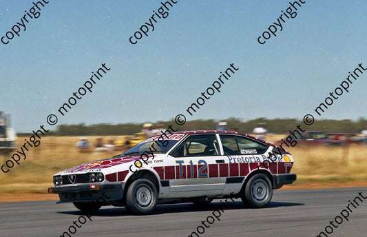 1983 Gp 1 Welkom Lodge T12 Alfa G Fouche  (permission Malcolm Sampson Motorsport Photography)(10)218