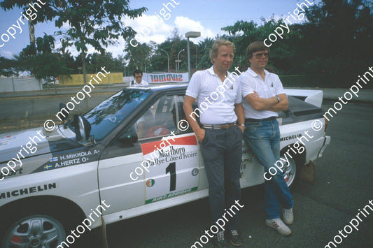 1983 Ivory Coast 1 Hannu Mikkola, Arne Hertz (courtesy Roger Swan) (11)