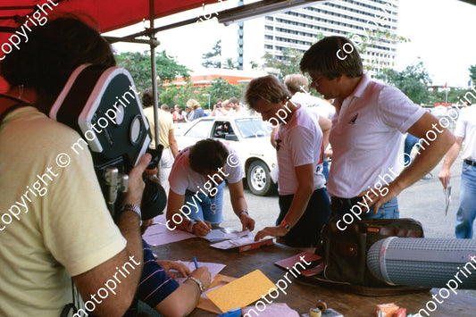 1983 Ivory Coast 2 Otto Harsch, 1 Arne Hertz sign in Audi team navigators(courtesy Roger Swan) (61)