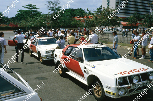 1983 Ivory Coast 3 4 Toyota Team cars(courtesy Roger Swan) (215)