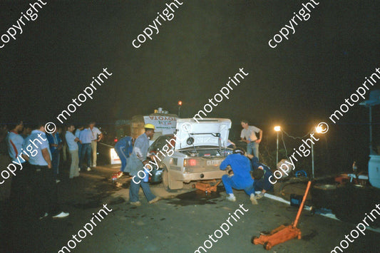 1983 Ivory Coast 4 Per Ecklund, Ragnar Spjuth Toyota Celica night service (courtesy Roger Swan) (11)