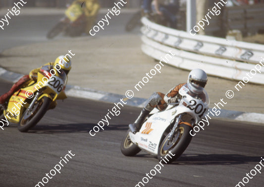 1983 Kya 201 Kevin Hellyer Yamaha 206 Danny Bristol Yamaha (Colin Watling Photographic) (21)