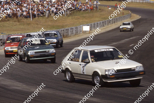 1983 Kya Apr Citizen Mazda race 2 Paddy Driver 323 (Courtesy Roger Swan)