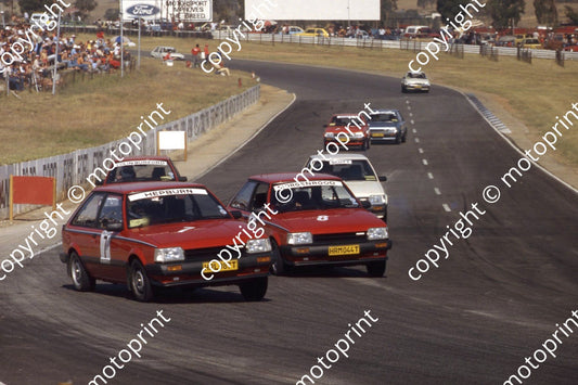 1983 Kya Apr Citizen Mazda race 7 Hepburn, 8 Morgenrood, 4 Keith Burford, 6 Bobby Scott (Courtesy Roger Swan) (14)
