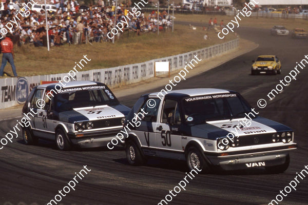 1983 Kya Apr Gp 1 V50 Sarel van der Merwe V51 Geoff Mortimer Golf 1800 ...