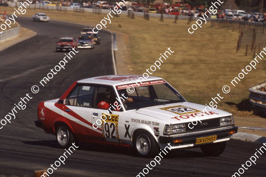 1983 Kya Apr Gp 1 X92 Jan Hettema Toyota Sprinter (courtesy Roger Swan) (2)