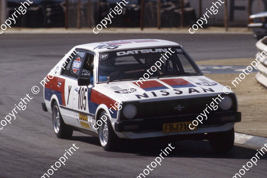 1983 Kya Apr Gp 1 Y105 Mike Wentzel Datsun Pulsar (courtesy Roger Swan) (2)