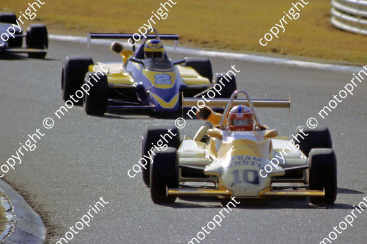 1983 Kya Aug 10 Ian Scheckter March 832 2 Trevor van Rooyen Maurer MM82  (Courtesy Roger Swan)