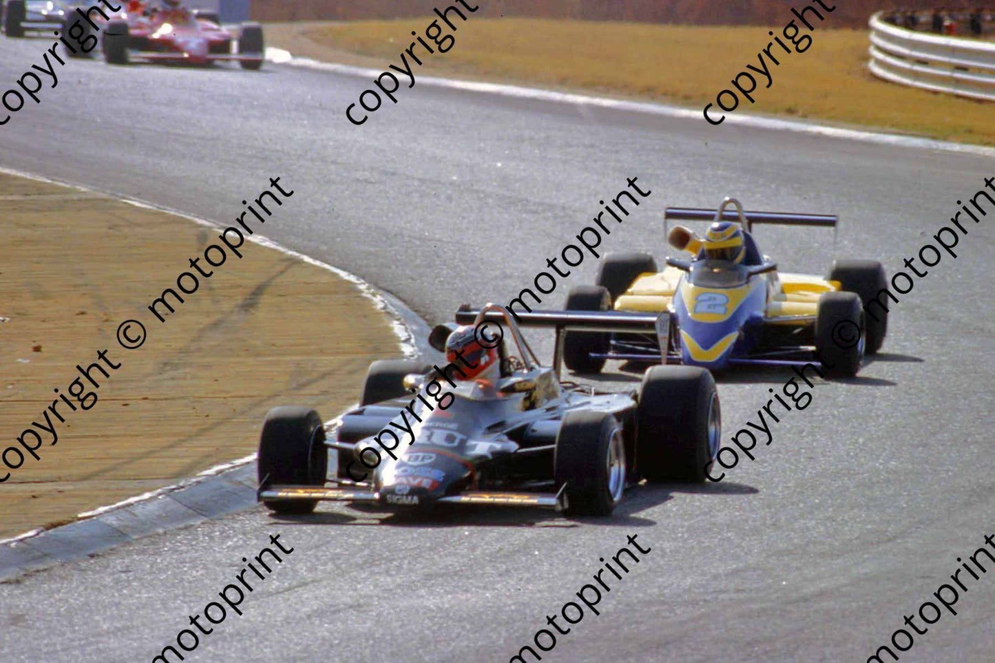 1983 Kya Aug 1 Graham Duxbury March 822 2 Trevor van Rooyen Maurer MM82  (Courtesy Roger Swan)