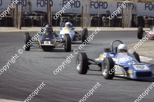 1983 Kya Aug FF 4 Roley Noffke Ray 82F 23 Peter Kaufman Van Diemen RF82 (courtesy Roger Swan)
