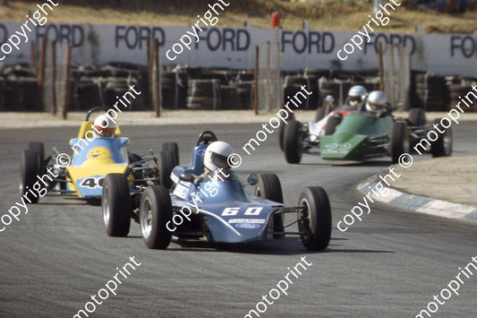 1983 Kya Aug FF 60 Guy Nyenes Royale RP24 40 Lionel Churchill Ray 81F 22 Louis van der Merwe PRS RH01 (courtesy Roger Swan)