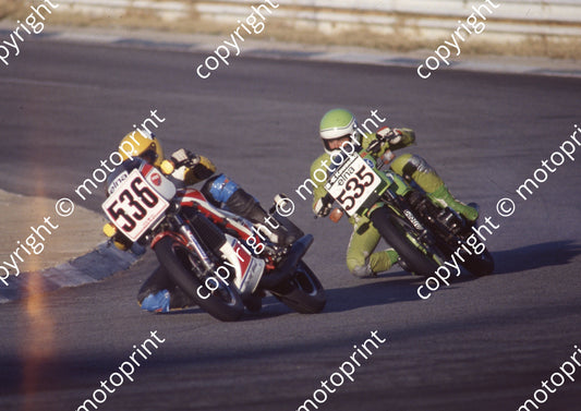 1983 Kya Elna 536 Russell Wood 535 Jamie Thomas Kawasaki Z50N (Colin Watling Photographic) (33)
