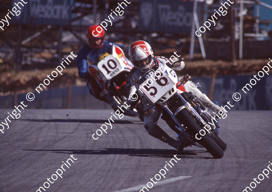 1983 Kya Elna 56 Peter FlemingYamaha XJ900 10 Giles Palmer Honda CB1100R (Colin Watling Photographic) (40)