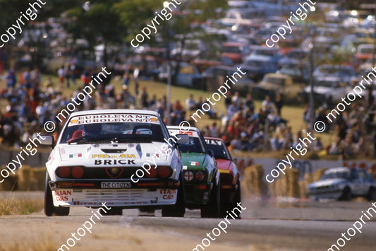 1983 Kya Gp 1 T1 Abel D_Oliveira T2 Mick Formato T7... Alfa GTV6s (courtesy Roger Swan) 388