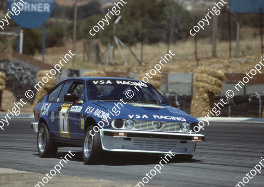 1983 Kya Lodge 2 Hr T7 Nicola Bianco, Derek Bell Alfa GTV6 (Colin Watling Photographic) (5)