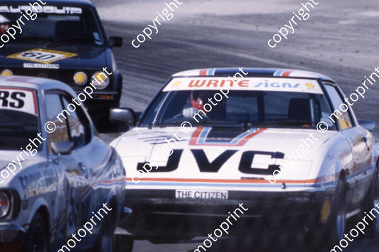 1983 Kya Lodge 2hr Sept T111 Tony Swan (USA) Clarrie Taylor Mazda RX7 (courtesy Roger Swan)(53)
