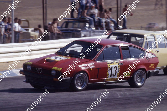 1983 Kya Lodge 2hr Sept T13 Arnold Chatz Maurizio Bianco Alfa GTV6 (courtesy Roger Swan) (4)