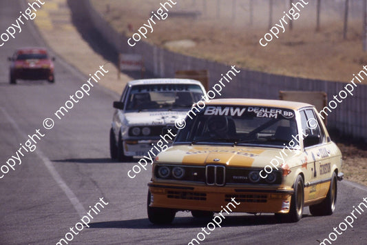 1983 Kya Lodge 2hr Sept T1 Tony Viana T8 Cliff Coetzee Giorgio Cavalieri BMW 535i_s (courtesy Roger Swan)