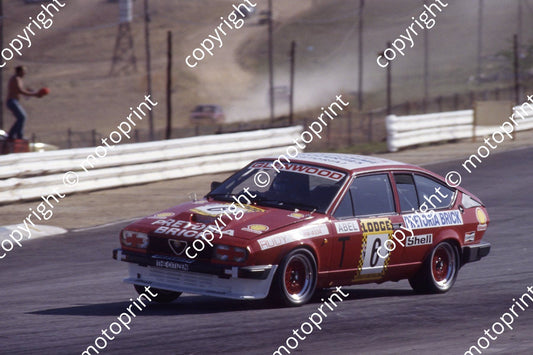 1983 Kya Lodge 2hr Sept T6 Abel D_Oliveira Alfa GTV6 (courtesy Roger Swan) (1)