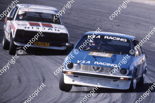 1983 Kya Lodge 2hr Sept T7 Derek Bell, Nicola Bianco Alfa GTV6 (courtesy Roger Swan) (2)