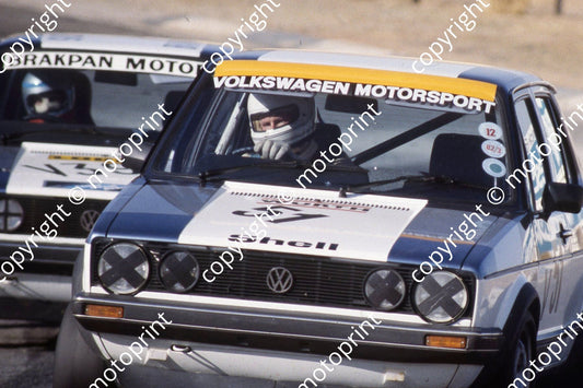 1983 Kya Lodge 2hr Sept V51 Tony Martin V39 Clive Cooke Golf GTi_s (courtesy Roger Swan)