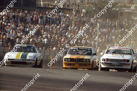 1983 Kya Repl Day Gp 1 T11 Ben Morgenrood RX7 T1 Tony Viana BMW T6 Abel D_ Oliveira GTV6 RACE OVER (courtesy Roger Swan)