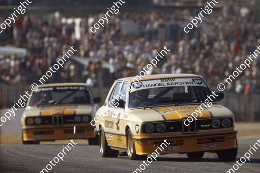 1983 Kya Repl Day Gp 1 T2 Fanie Els T1 Tony Viana BMW 535i_ s