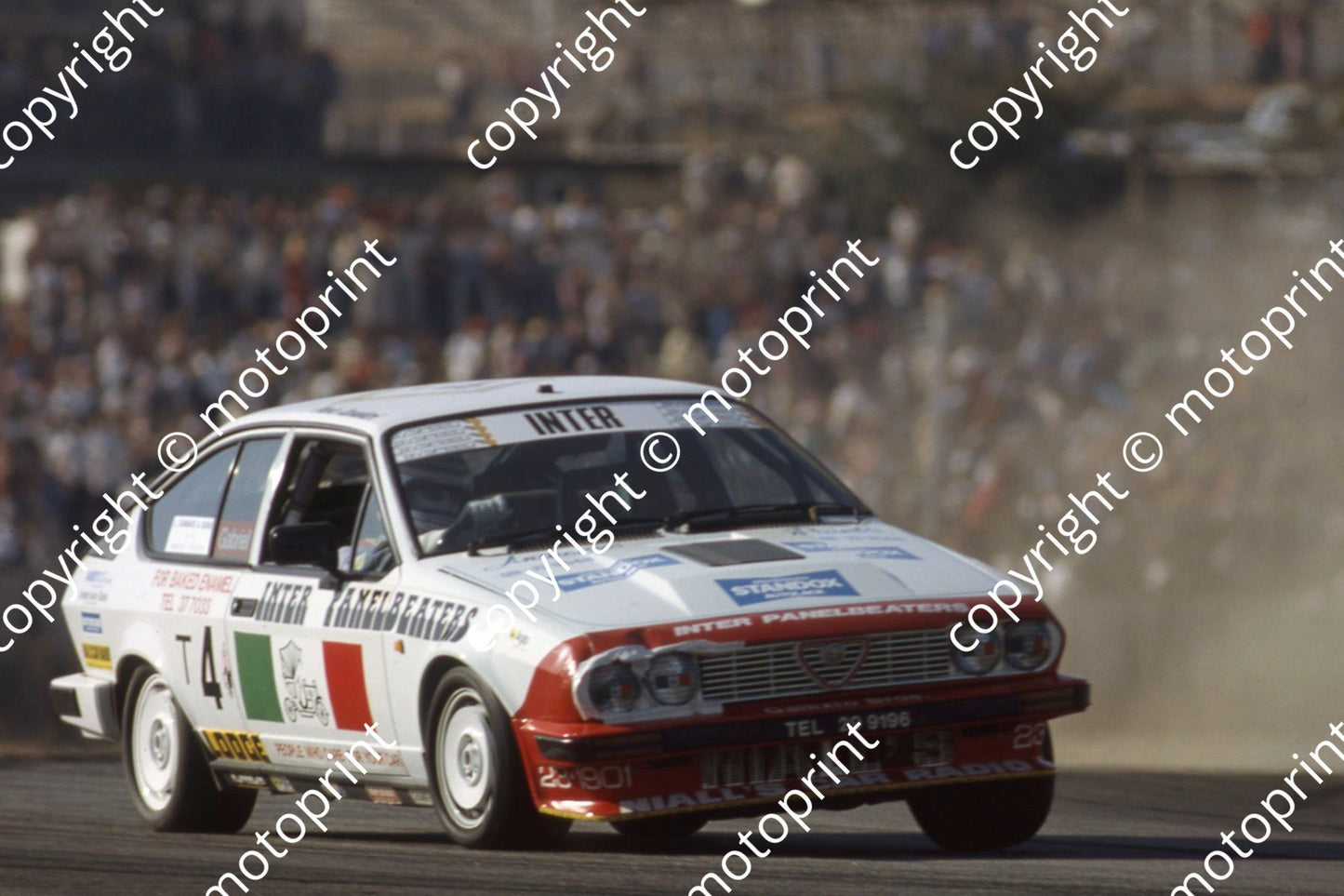 1983 Kya Repl Day Gp 1 T4 Paolo Cavalieri Alfa GTV6 (courtesy Roger Swan) (5)