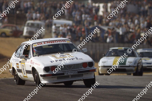 1983 Kya Repl Day Gp 1 T6 Abel D_ Oliveira Alfa GTV6 (courtesy Roger Swan)