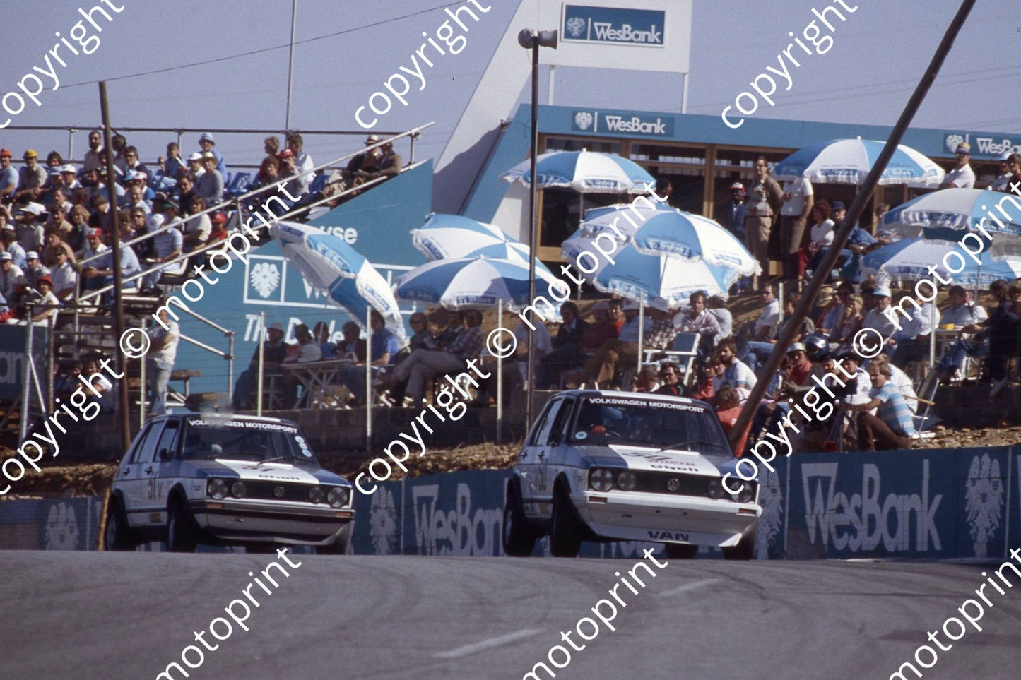 1983 Kya Repl Day Gp 1 V50 Sarel van der Merwe V51 Geoff Mortimer Golf 1800GTi (5)