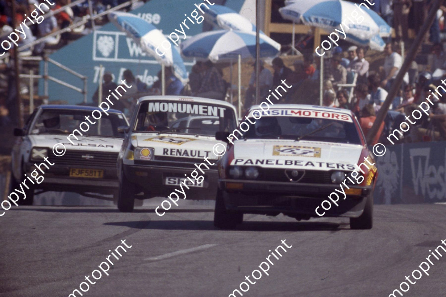 1983 Kya Repl Day Gp 1 V63 Carlos Capella Alfa GTV2000 Y108 Graham Cooper R5 (courtesy Roger Swan