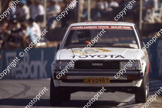 1983 Kya Repl Day Gp 1 X92 Roelof Fekken Totota Sprinter (courtesy Roger Swan) (5)