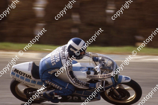 1983 MC SA GP 250 26 Thierry Rapicault Yamaha (permission Roger Swan) (4)