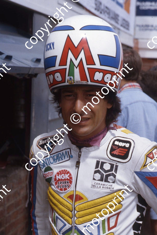 1983 MC SA GP 500 Marco Lucchinelli (permission Roger Swan)