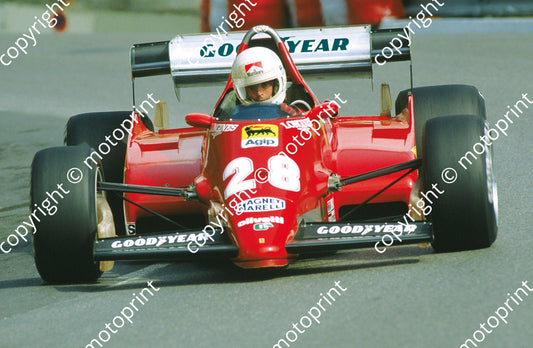 1983 Monaco GP Rene Arnoux Ferrari (2)