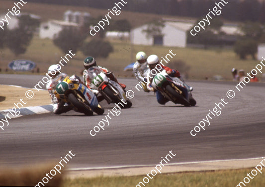 1983 SA GP 250 7  Paolo Ferretti MBA  41 Rob Petersen Yamaha 40 Mike Crawford(Colin Watling Photographic) (38)