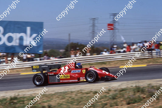 1983 SA GP 27 Patrick Tambay Ferrari 126C3 (permission Malcolm Sampson Motorsport Photography)  (1)