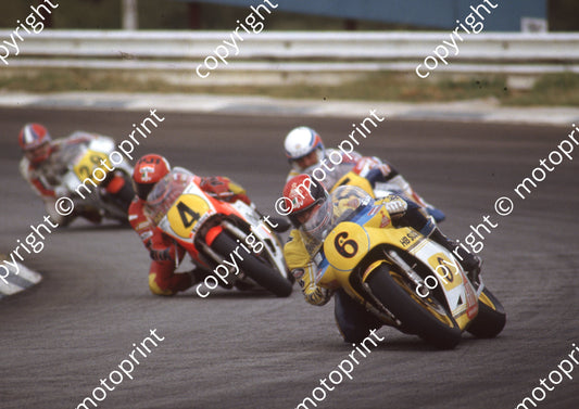 1983 SA GP 500cc 6 Randy Mamola Suzuki 4 Kenny Roberts Yamaha  (Colin Watling Photographic) (10)