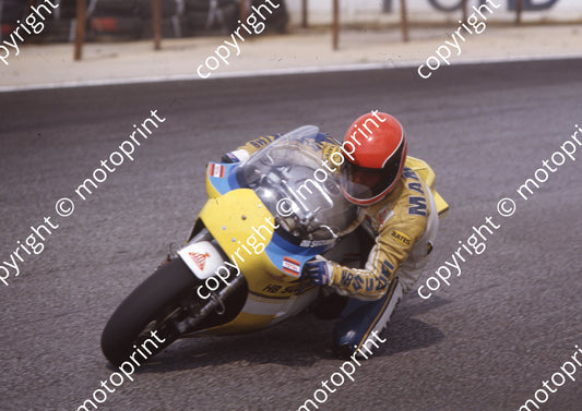 1983 SA GP 500cc 6 Randy Mamola Suzuki (Colin Watling Photographic)