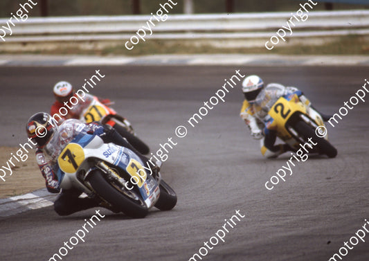 1983 SA GP 500cc 7 Barry Sheene Suzuki (Colin Watling Photographic) (11)