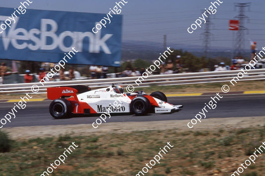 1983 SA GP 7 John Watson McLaren MP4-1E(20)  (permission Malcolm Sampson Motorsport Photography)