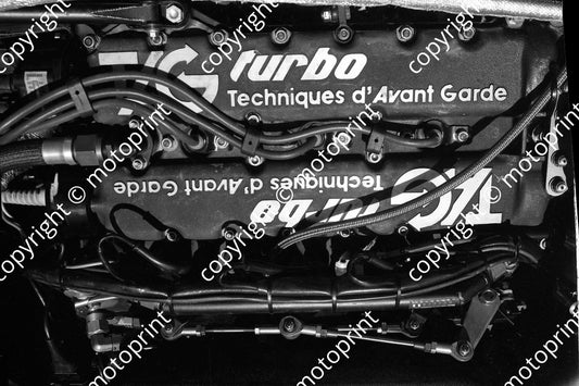 1983 SA GP 7 McLaren TAG Porsche engine  (permission Malcolm Sampson Motorsport Photography)