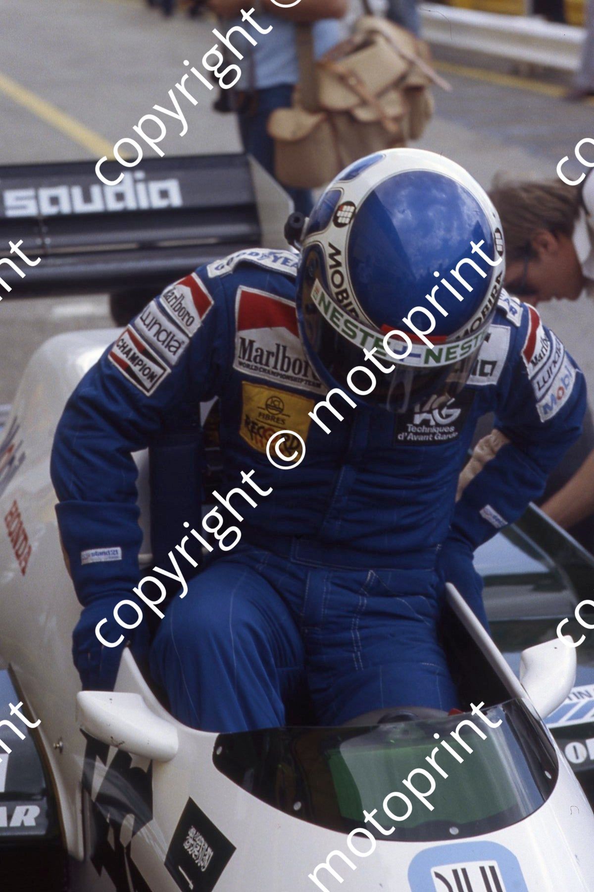 1983 SS SA GP 1 Keke Rosberg (Courtesy Roger Swan) 632