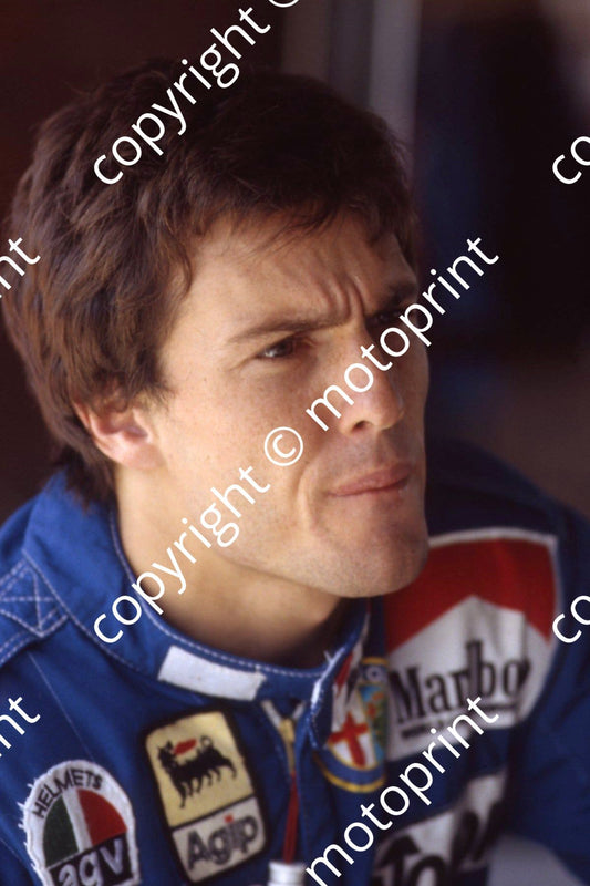1983 SS SA GP 22 Andrea de Cesaris (Courtesy Roger Swan) (1)