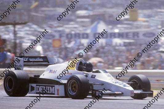 1983 SS SA GP 2 Jacques Laffite Williams Honda FW09 (Courtesy Roger Swan) (1)